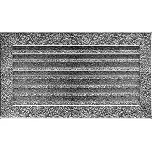 Kratki.pl KRATKA KOMINKOWA FRESH CZARNO-SREBRNA 170X300 MM 30CS/FRESH - Akcesoria kominkowe - miniaturka - grafika 1