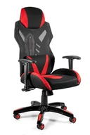 Fotele gamingowe - Fotel gamingowy DYNAMIQ V17 czarny/czerwony - miniaturka - grafika 1