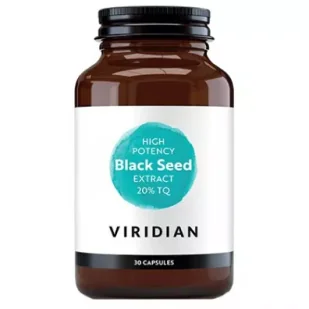 Viridian Ekstrakt z Czarnuszki o Wysokiej Mocy 20% TQ - suplement diety 30 kaps. - Serce i układ krążenia - miniaturka - grafika 1