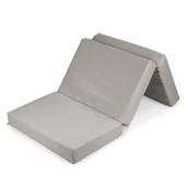 Materace - Składany materac dziecięcy z pokrowcem 120x60 - szary - miniaturka - grafika 1