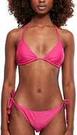 Koszulki i topy damskie - Urban Classics Bikini Trójkątny Recykling Top Kobiety, Jasny fioletowy, L - miniaturka - grafika 1