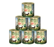 Mokra karma dla psów - Dehner Best Nature Hundefutter, Adult Lachs Und Geflügel Mit Reis, 6 X 800 G (4.8 Kg) - miniaturka - grafika 1