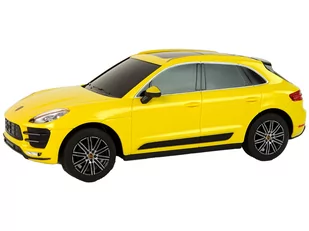 Auto R/C Porsche Macan Turbo 1:24 Rastar Żółty - Samochody i pojazdy dla dzieci - miniaturka - grafika 2