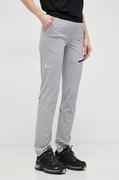 Spodnie sportowe damskie - Salewa spodnie outdoorowe Pedroc 2 DST kolor szary - miniaturka - grafika 1