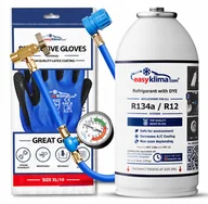 Chemia warsztatowa - EASYKLIMA ZESTAW DO NABIJANIA KLIMY WSZYSTKICH AUT R134A - miniaturka - grafika 1