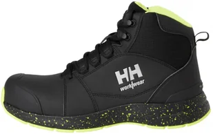 Shoes HELLY HANSEN Barcode MXR Mid S3S, black/yellow 44 - Buty trekkingowe męskie - miniaturka - grafika 1