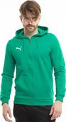 Bluzy męskie - Puma Bluza męska Puma Team Goal Casuals Hooded zielona 658595 05 L - miniaturka - grafika 1
