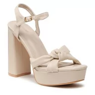 Sandały damskie - Sandały DeeZee F20074-21 Off White - miniaturka - grafika 1