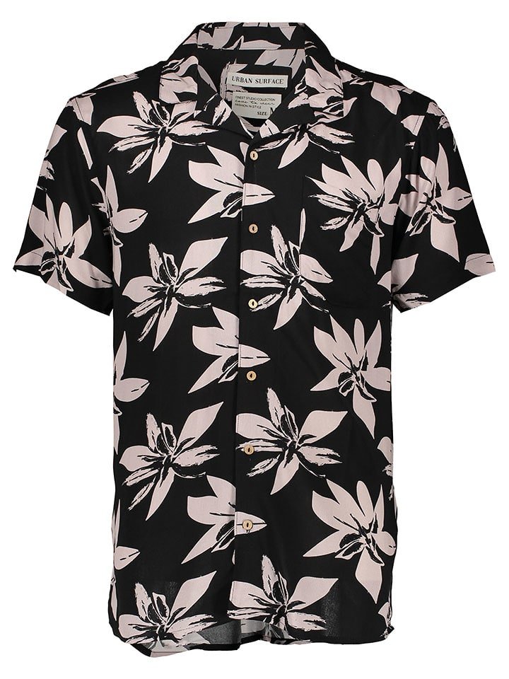 Urban Surface Koszula w kolorze czarno-kremowym