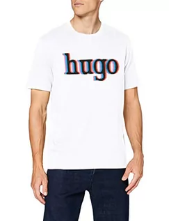Koszulki męskie - HUGO Męski T-shirt Dontrol - grafika 1
