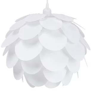 Beliani Lampa wisząca biała RHINE - Lampy sufitowe - miniaturka - grafika 1