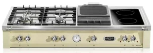 Płyta gazowa do zabudowy Płyta ceramiczno-gazowa LOFRA Range Top Dolcevita 120 AVORIO TRBI126/4BC/Chrome - Płyty gazowe do zabudowy - miniaturka - grafika 1