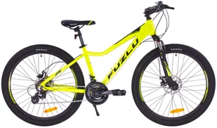 Rower górski Fuzlu OXYGEN 26” Limonkowo-czarny połysk - Rowery - miniaturka - grafika 1