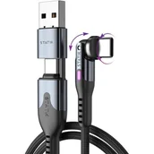 Kable USB - Kabel USB-C - USB-C STATIK PowerPivot Pro 1m Czarny - miniaturka - grafika 1