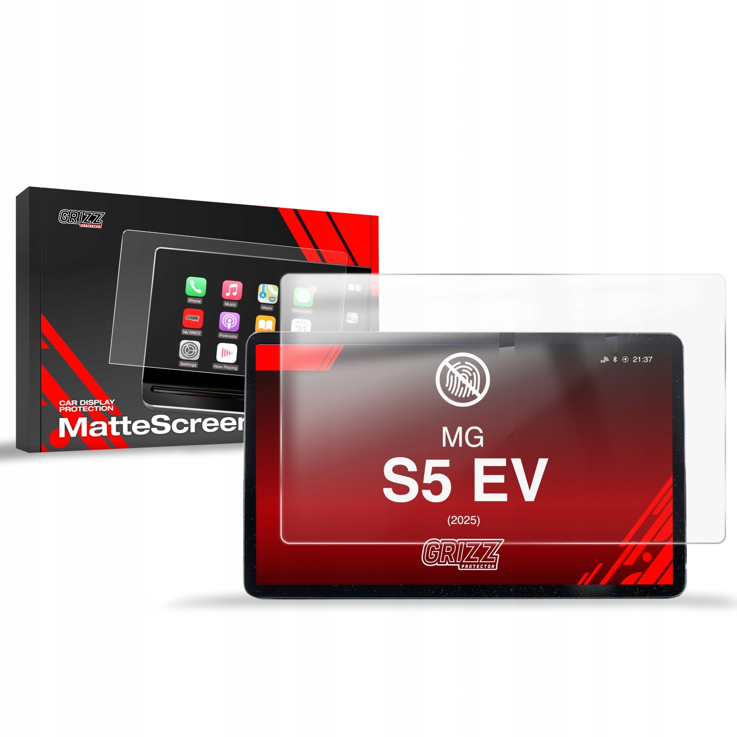 GrizzGlass CarDisplay Protection do MG S5 EV 12,8