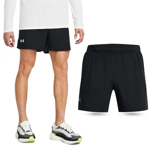 Spodenki fitness męskie UNDER ARMOUR Launch 5" Shorts Szorty - Spodnie sportowe męskie - miniaturka - grafika 1