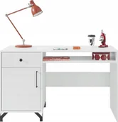 Biurka dla dzieci - Biurko Białe Szkolne Młodzieżowe Bergen - miniaturka - grafika 1