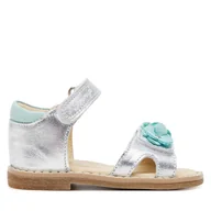 Buty dla dziewczynek - Sandały Primigi 7913511 S Srebrny - miniaturka - grafika 1