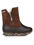 Buty dla chłopców - EMU Australia Śniegowce Baker K12941 Brązowy - miniaturka - grafika 1