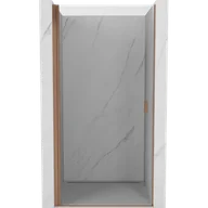 Ścianki i drzwi prysznicowe - Mexen Mist-B drzwi prysznicowe uchylne 70 cm, transparent, miedź szczotkowana - 8A2-070-000-65-00 - miniaturka - grafika 1