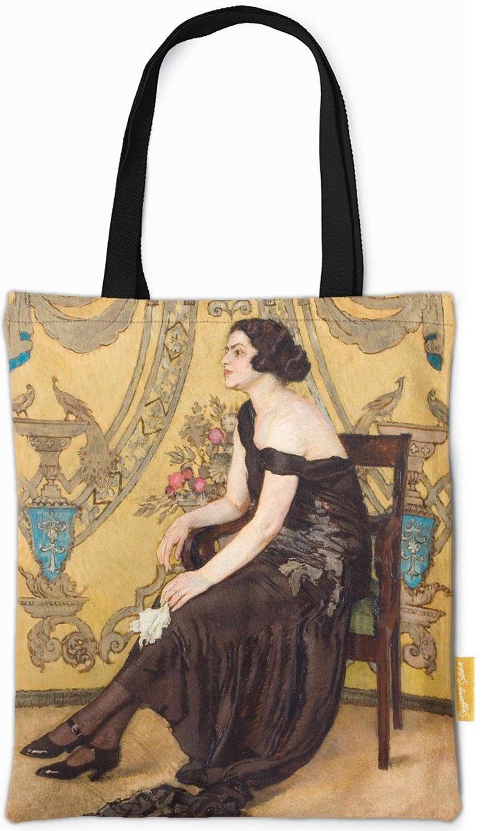 Torba na ramię Róża Saronu Józef Mehoffer-ONE SIZE