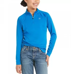 Koszulki sportowe damskie - Ariat Bluzka młodzieżowa SUNSTOPPER 2.0 SS21 - imperial blue - grafika 1