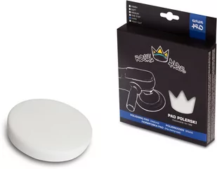 Royal Pads Pro Hard Pad Polishing  twardy pad polerski, biały 130mm - Akcesoria do mycia samochodu - miniaturka - grafika 1