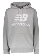 Bluzy męskie - New Balance Bluza "Essentials Stacked Logo" w kolorze szarym - miniaturka - grafika 1