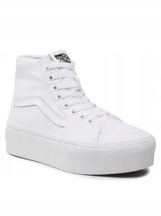 Vans Sneakersy Sk8-Hi Tapered VN0A5JMKW001 Canvas True White - Sneakersy damskie - miniaturka - grafika 1