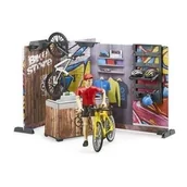 Samochody i pojazdy dla dzieci - Bruder Sklep rowerowy z figurką - - miniaturka - grafika 1