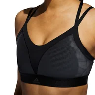 Bielizna sportowa damska - Biustonosz damski adidas  AM L FS+ black XS - miniaturka - grafika 1