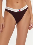 Majtki damskie - Tommy Hilfiger Figi klasyczne UW0UW05653 Bordowy - miniaturka - grafika 1
