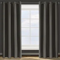 Zasłony - Zasłona PARISA 135 x 250 cm przelotki grafitowy - miniaturka - grafika 1