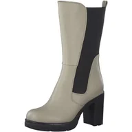 Botki damskie - Marco Tozzi Damskie sztyblety 2-25860-39, Ivory Comb, 39 EU - miniaturka - grafika 1