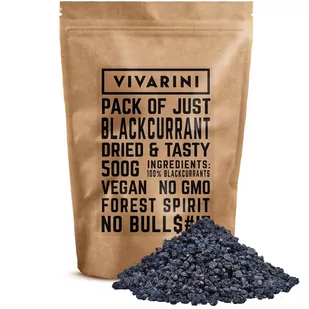 Vivarini – Porzeczka czarna – owoc 0,5 kg - Przyprawy i zioła sypkie - miniaturka - grafika 1