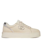 Sneakersy damskie - Sneakersy Liu Jo Pretty 06 BA5021 P0102 Beżowy - miniaturka - grafika 1