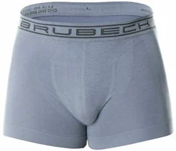 Bezszwowe bokserki męskie Brubeck Comfort Cotton BX00501 stalowe - Majtki męskie - miniaturka - grafika 1