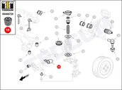 Wahacze - Silentblok wahacza TEDGUM 00466720 54570AU000 - miniaturka - grafika 1