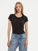 Koszulki i topy damskie - G-Star Raw T-Shirt Eyben D24533-4107 Czarny Slim Fit - miniaturka - grafika 1