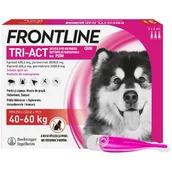 Artykuły przeciw pasożytom - Merial Frontline Tri-Act XL dla psów o wadze 40-60 kg 3 pipety (3x6ml) - miniaturka - grafika 1