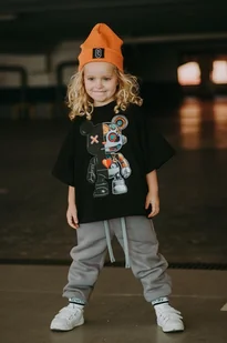 T-shirt oversize Robot Teddy - Koszulki dla chłopców - miniaturka - grafika 1