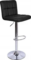 Taborety i hokery - Gmm Group Hoker krzesło barowe ARAKO czarne universal - miniaturka - grafika 1