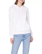 Bluzy damskie - Build Your Brand Damski sweter z kapturem ze 100% bawełny ekologicznej dla kobiet, Ladies Organic Hoody bluza z kapturem w kolorze czarnym lub białym, rozmiary XS - 5XL - miniaturka - grafika 1