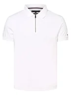 Koszulki męskie - Tommy Hilfiger - Męska koszulka polo, biały - miniaturka - grafika 1