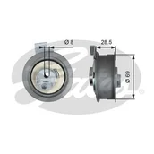 Rolki i napinacze - Rolka napinacza, pasek rozrządu Gates T43242 - miniaturka - grafika 1