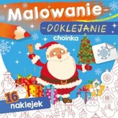 Książki edukacyjne - Malowanie-doklejanie Choinka Nowa - miniaturka - grafika 1