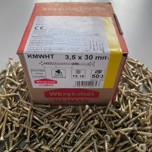 Wkręty Ciesielskie Do Drewna 3,5x30 Torx 500szt - Inne akcesoria dekarskie - miniaturka - grafika 1