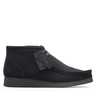 Trzewiki Clarks Wallabee Evo Bt 26172823 Czarny - Botki męskie - miniaturka - grafika 1