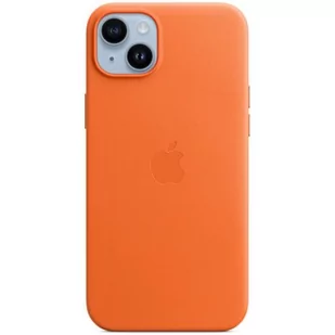 Etui APPLE Leather Case MagSafe do iPhone 14 Plus Pomarańczowy - Etui i futerały do telefonów - miniaturka - grafika 1