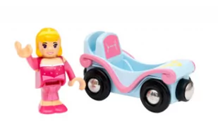 Brio Disney Princess Śpiąca Królewna z Wagonikiem - Pociągi dla dzieci - miniaturka - grafika 2